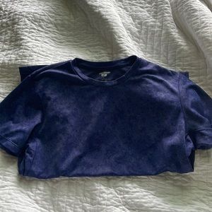 Men’s blue work out shirt